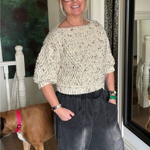 Handmade Crochet sweater - Size S